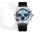 Breitling B01 Automatic Mechanical Movement Steel Sapphire Glass Light Blue Watch